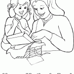 mom5 150x150 Free Mothers Day Coloring Pages