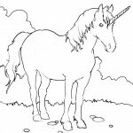 unicorn 150x150 Free Unicorn Coloring Pages