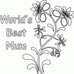 world mum 150x150 Free Mothers Day Coloring Pages